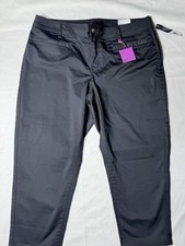 Lane Bryant NWT Womens Plus 18 Black Capri Pant Cropped