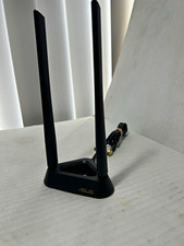 ASUS Dual Wi-Fi Antenna w/ Coax Cable Leads 2 Connectors Black