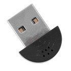 Portable USB Mini Studio Speech Microphone Recording Audio MIC Adapter For UHRE