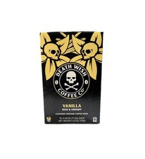 Death Wish Coffee Co Coffee Pods Flavor Vanilla Rich Creamy 10-0.40 Oz/11.5g