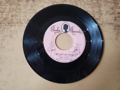 hand signed 1960s vg++ 45 & vg+ label John Fred  Hey, Hey, Bunny 45