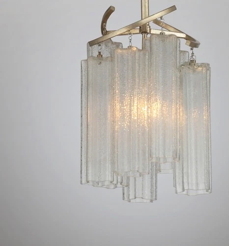 Maxim 39573 Golden Silver / Waterfall Glass Victoria Single Light 11"W Pendant - Picture 3 of 4