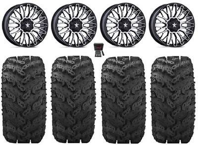 MSA Clubber 14'' Wheels Machined 30'' Reptile Tires Can-Am Defender