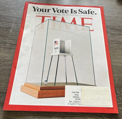 #ad #ad Time Magazine November 11 2024 Your Vote Is Safe $8.00