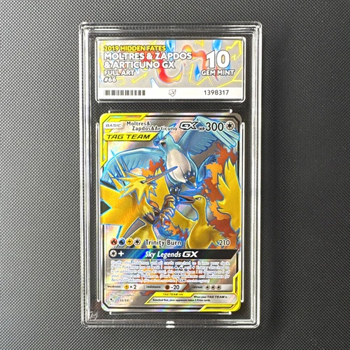 Moltres & Zapdos & Articuno GX 66/68 Ace 10 Perfect Subs- Pokémon TCG