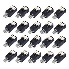 20Pcs Micro Mini Hollow Cup Vibration Motors DC 2.5V-3V 90mA 12x4mm