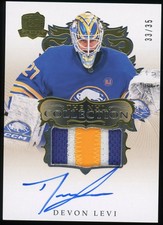 2023-24 Upper Deck The Cup Devon Levi The NHL Collection Auto /35 #NHL-DL