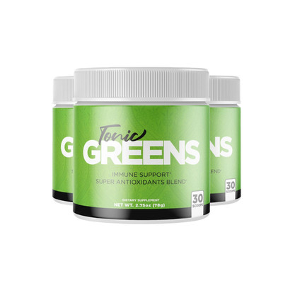 (3-Pack) Tonic Greens Powder - TonicGreens Immune Support & Antioxidant Powder
