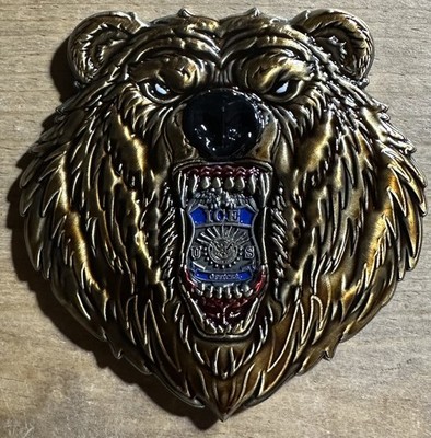 Rare ICE Los Angeles California Ventura Field Office Challenge Coin 