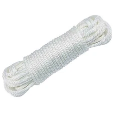 ANNIN FLAGMAKERS 803506 Braided Halyard,3/8 In.Dia,White 5JFC6