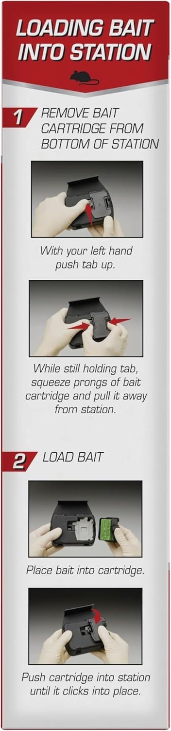 Mouse Mice Rat Killer 32 Blocks Bait Poison Rodent Station Trap Tomcat  Control