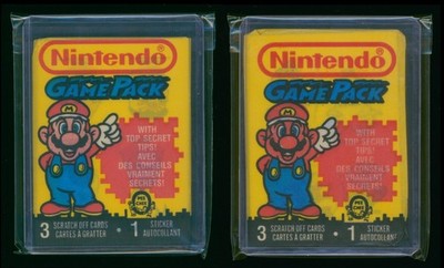 1989 O-PEE-CHEE OPC NINTENDO GAMEPACK SERIES 1 UNOPENED WAX PACK SUPER MARIO x 2