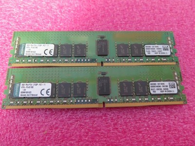 Lot of 2 Kingston 8GB DDR4 PC4-17000 2133MHz ECC REG Server RAM KTH-PL421/8G