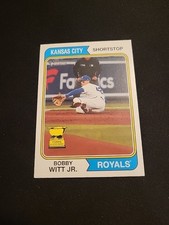  2023 Topps Heritage #85 Bobby Witt Jr. Gold Cup Base  Royals