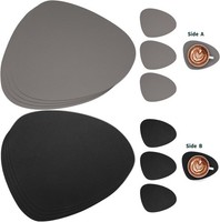 Tischsets Abwaschbar Doppelseitige Platzdeckchen Abwaschbar, 4Er Set