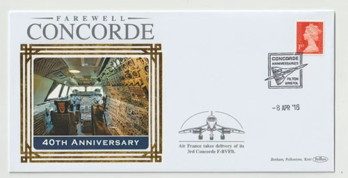 8/4/2016 UK GB Cover - Farewell Concorde - Air France 3rd Concorde F-BVFB