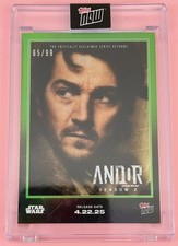 2025 Topps NOW #AS2 Star Wars Andor Season 2 Encased Card Cassian Green 65/99 