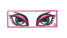 Anime Eyes Sultry Embroidered Patch.