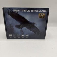 Night Vision Binoculars 4k UHD, 36 MP Photos, 32 GB Micro SD CARD INCLUDED 