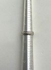 Vintage Sterling Silver 925 Polished Edge Textured Center Wedding Band 6.75-7.25 — photo 4