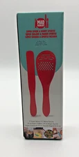 NIB Mad Hungry Super Spoon & Skinny Spurtle Red Silicone Set of 2 Kitchen