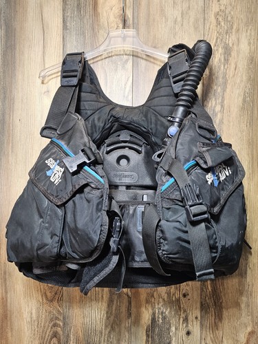 Sea Quest ADVi Scuba Dive BC Jacket Vest Integrated BkPk BCD Size Medium