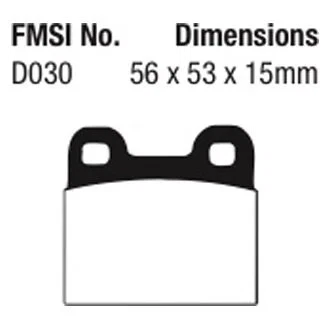 For Saab 900 1979-1987 EBC DP2105 Greenstuff 2000 Series Sport Rear Brake Pads Foto 2 de 3