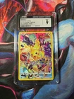 Pokémon Pikachu Full Art Secret Rare Holo Crown Zenith 160/159 CGC 9 Card