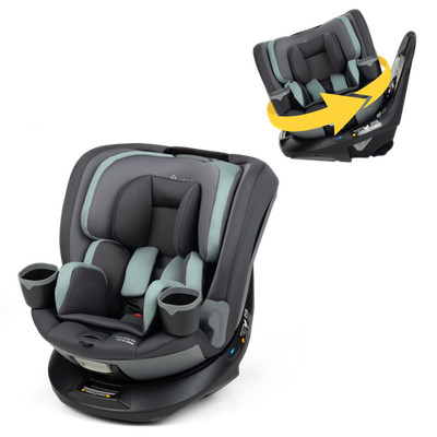 Safety 1st Turn and Go 360° ST Rotating All-in-One Convertible Car Seat, Seafoam
