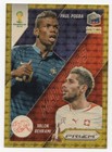 PAUL POGBA VALON BEHRAMI 2014 Panini Prizm WC Matchups Soccer Gold Power 1/5