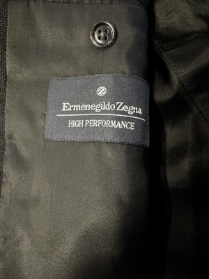 Ermengildo Zehra High Performance 100% Wool Black Blazer Size 58 