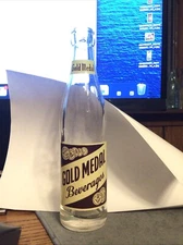 1953 ACL SODA BOTTLE GOLD MEDAL ST PAUL MINNESOTA MN COINS ROMAN 7 OZ 