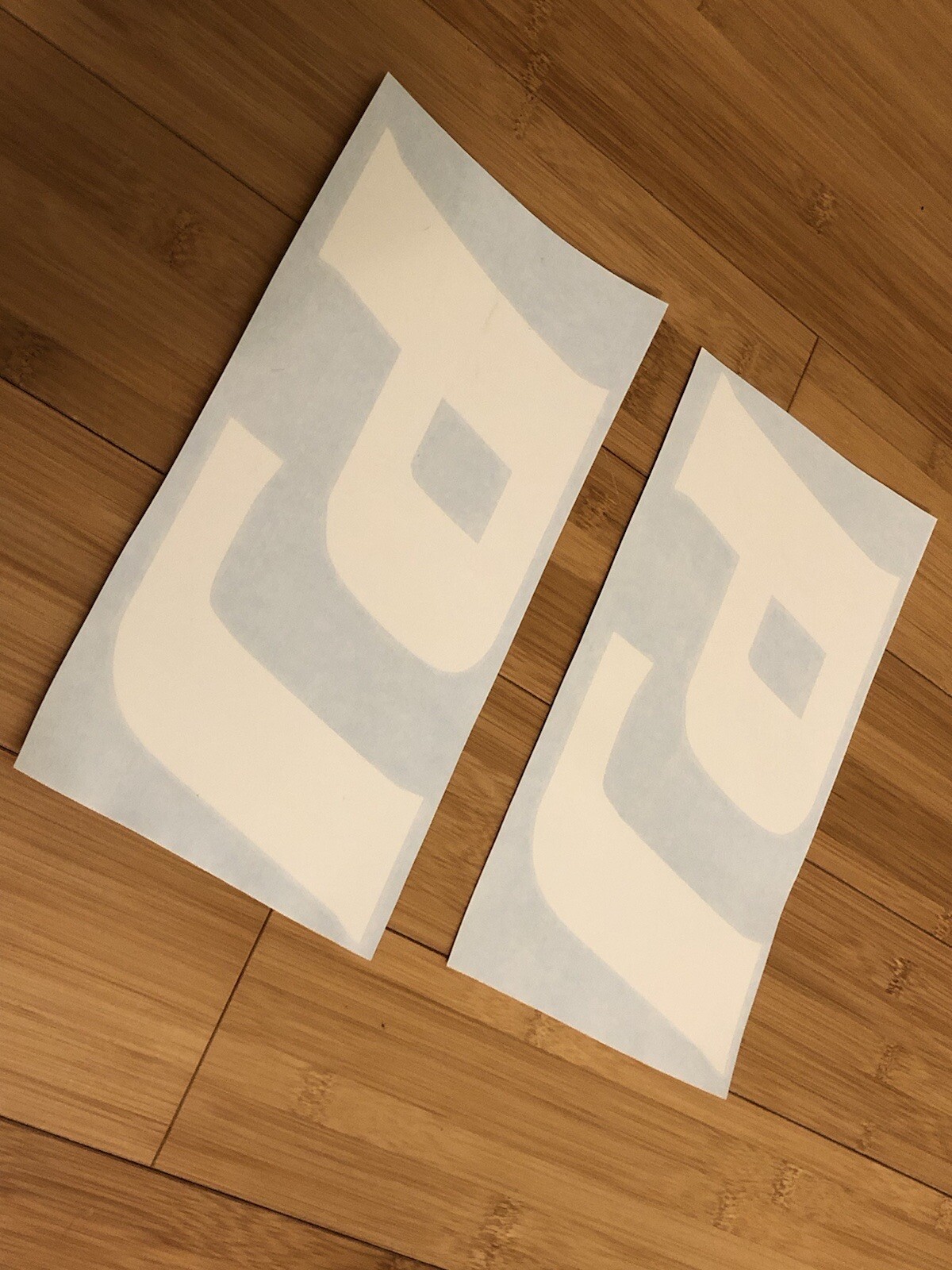 PJ Trailers Tongue Replacement 10” Stickers White (set Of 2) Gooseneck