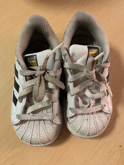 Adidas Superstar Originals Ortholite White/Black Shelltoe C77913 Toddler Size 7K | eBay
