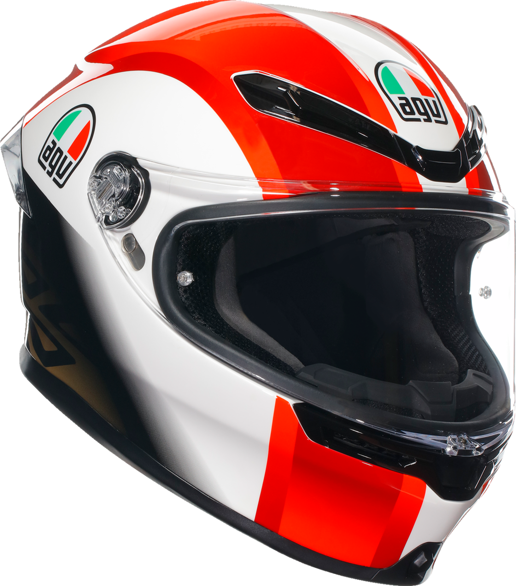 AGV K6 S Sic58 Helmet Blue/Orange DOT ECE | eBay