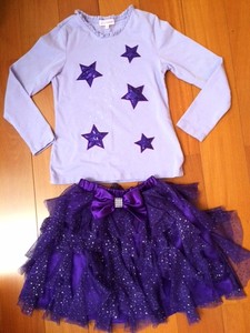 NWT Girls Jona Michelle Pink Embellished Birds 2 Piece Set Tutu Shirt