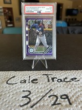 Julio Rodriguez Bowman Chrome 1st purple Mojo 250/250 (eBay 1/1) PSA 10