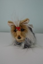 Classic Aurora Yorkie Yorkshire Terrier Puppy Dog Plush Stuffed Animal w/Tags
