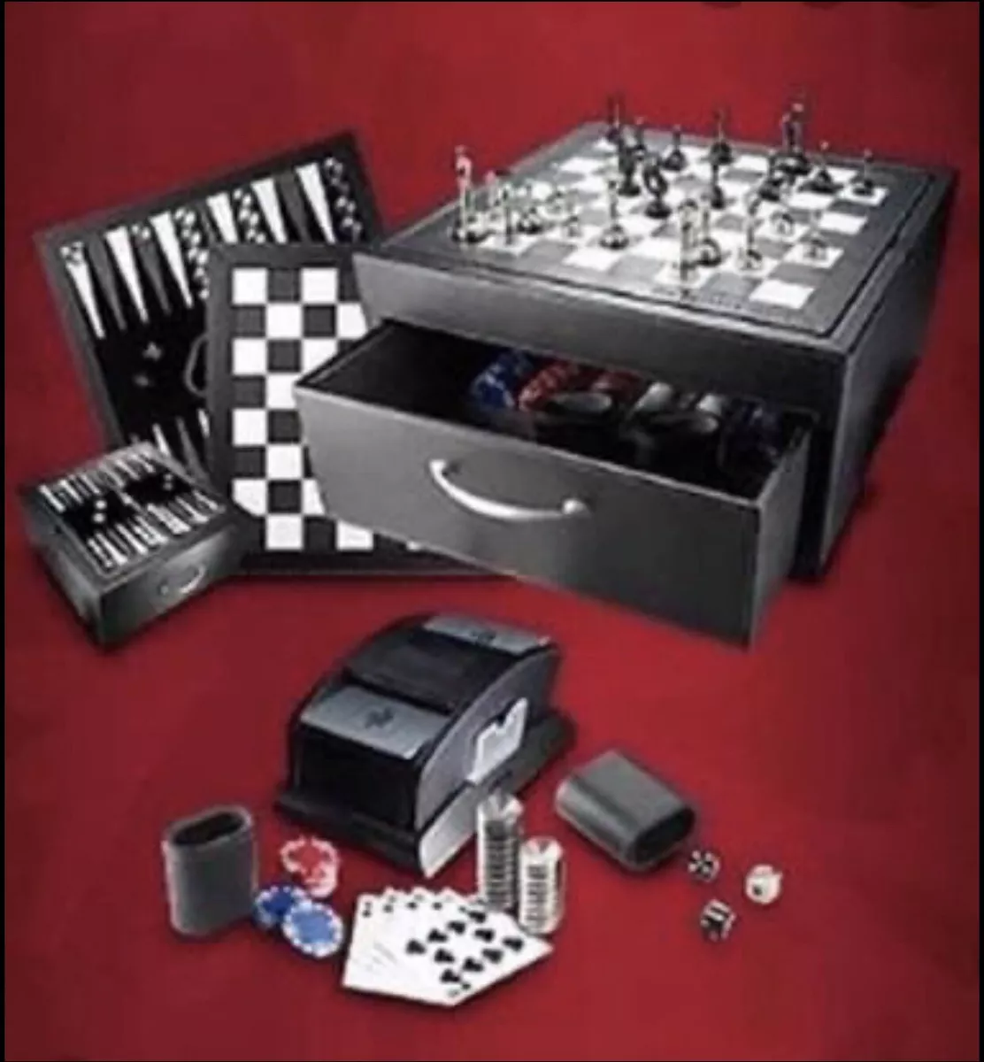 GSE Games & Sports Expert 15 Large 2-in-1 Chess and Checkers