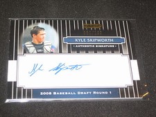 KYLE SKIPWORTH SIGNED AUTOGRAPHED RAZOR CERTIFIED AUTHENTIC BASEBALL CARD /199