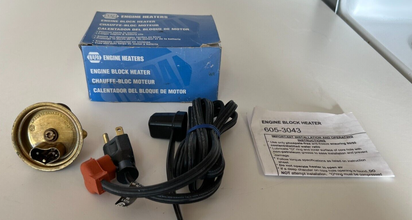 Napa Engine Block Heater 6053043 NEW eBay