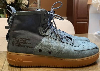 nike sf air force 1 mid celestial teal