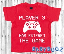 Player 3 Has Entered The Game T-Shirt Gift Child Toddler/Infant Kids Funny