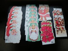 Lot Of 17 Vtg Eureka Die Cut Cutouts Paper Decoration Christmas Holiday FREESHIP