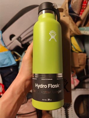 NEW thermo watter bottle Hydro Flask standard flex cap 21oz /621ml seagrass