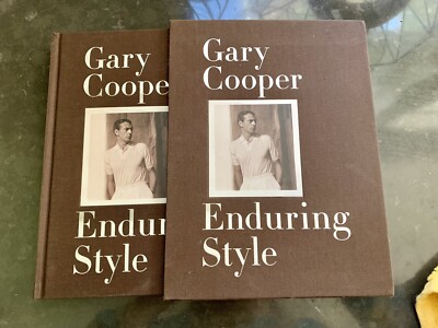 Gary Cooper Enduring Style, Hardcover/Slipcase 1st edition, Marie Cooper Janis 