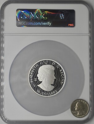 NGC 2023 カナダ 2オンス　イーグル　 PF70 UC 銀貨　 2023 Canada 2oz $30 Silver Striking Eagle NGC PF70UC FDOI Signed