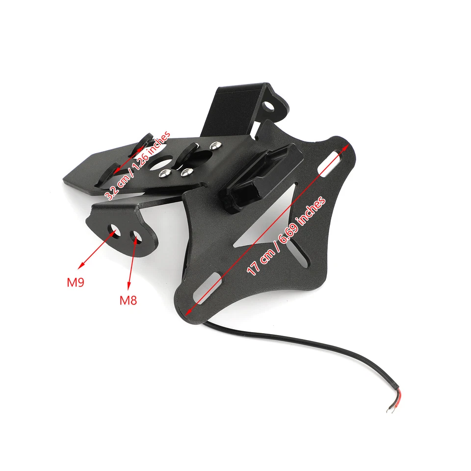 Soporte de matrícula trasero de motocicleta para Honda CBR1000RR 2008-2016 UE Foto 3 de 4