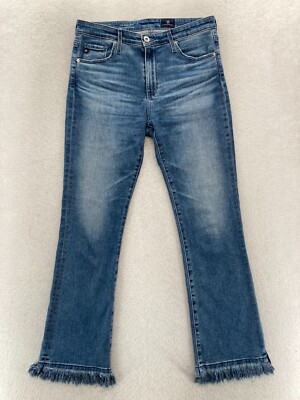 AG Adriano Goldschmied The Jodi Crop Jeans Women's 27 High