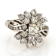 3/4Ct White Round Cut CZ Antique Vintage Style Engagement Ring 925 Silver